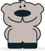 Maskottchen des docs & bears Standorts Rutesheim